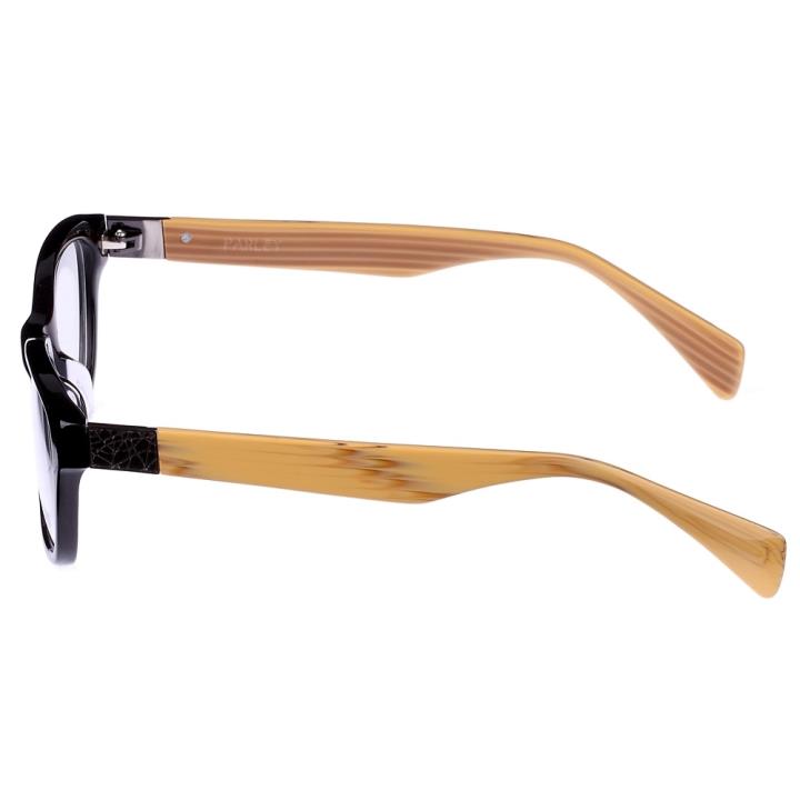 PARLEY派勒板材眼镜架-黑框浅咖腿(PL-A009-C4)