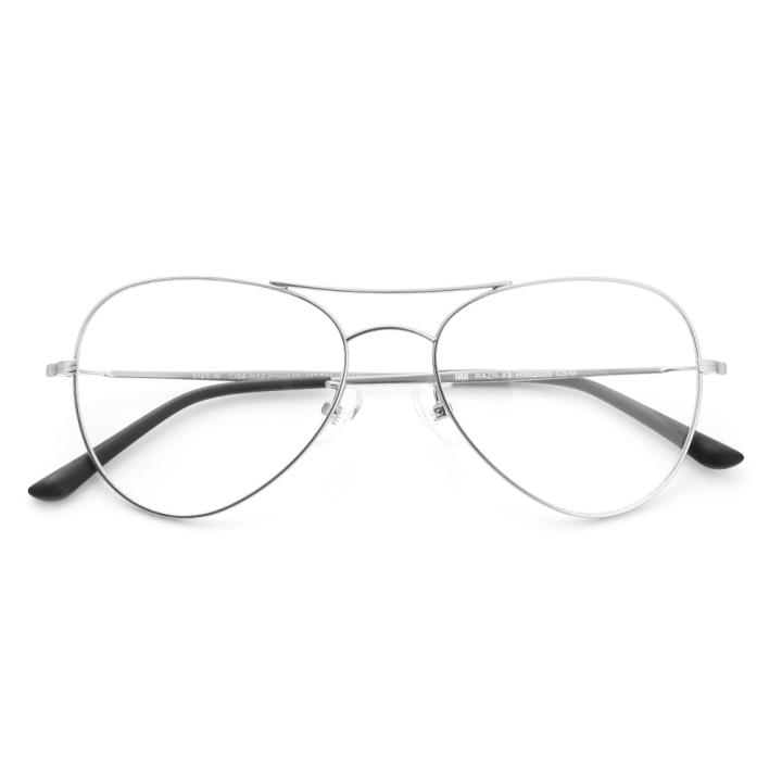 HAN RAZR-X9不锈钢太阳眼镜架-银框(HN52005 C5/M)可配近视镜片