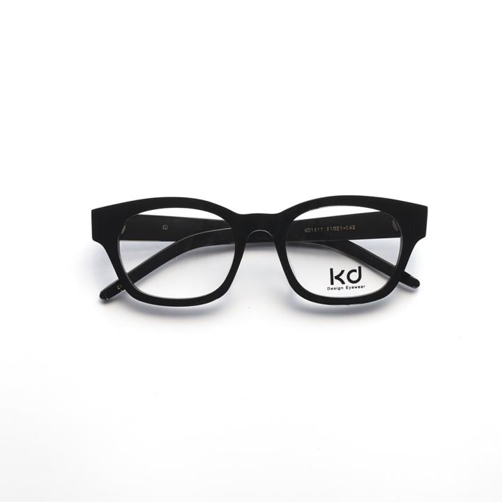 KD时尚光学眼镜架KD1517-C1  黑色