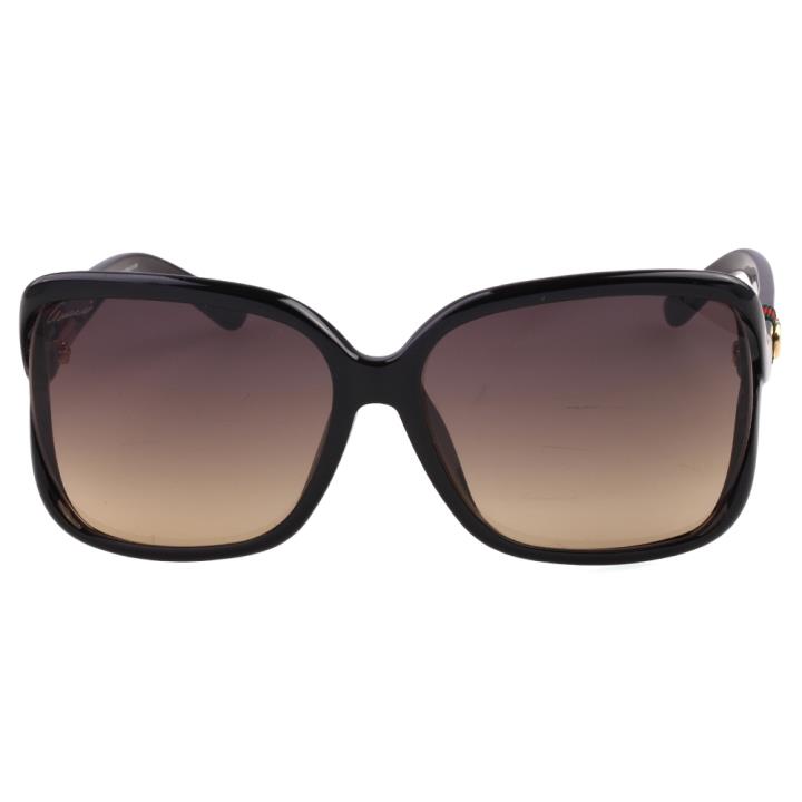 GUCCI古驰时尚板材太阳眼镜3658/F/S D28ED 黑色