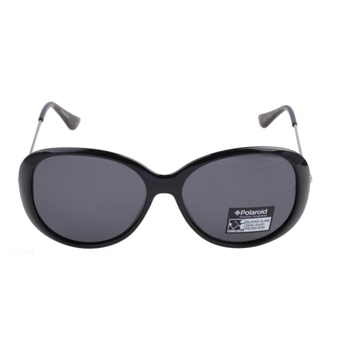 Polaroid宝丽来时尚金属板材偏光太阳眼镜F8302 A 黑色