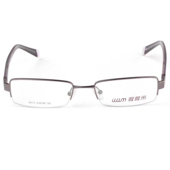 微微米商务合金眼镜架9913-C02