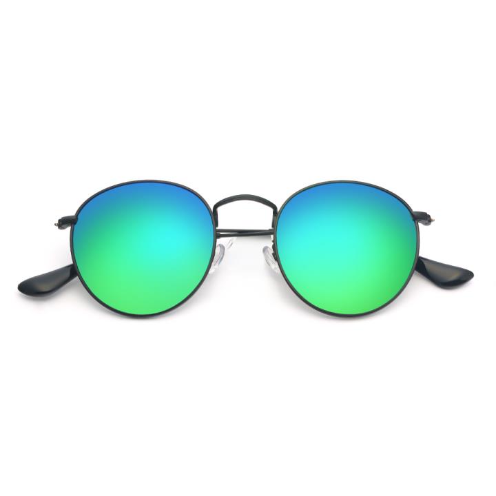 HAN RAZR-X9不锈钢偏光太阳眼镜-黑框绿片(HN53000 C5)