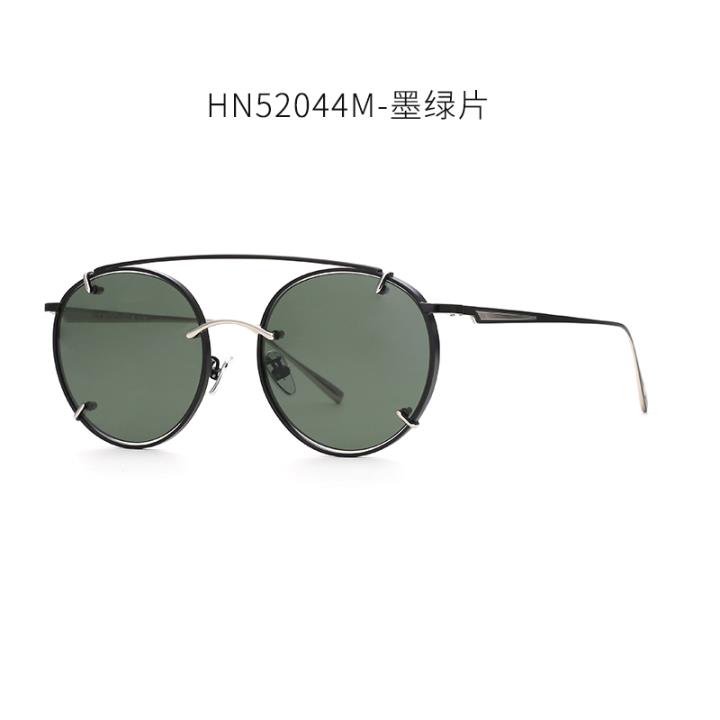HAN SUNGLASSES防UV太阳眼镜HN52044M C2 黑框墨绿片