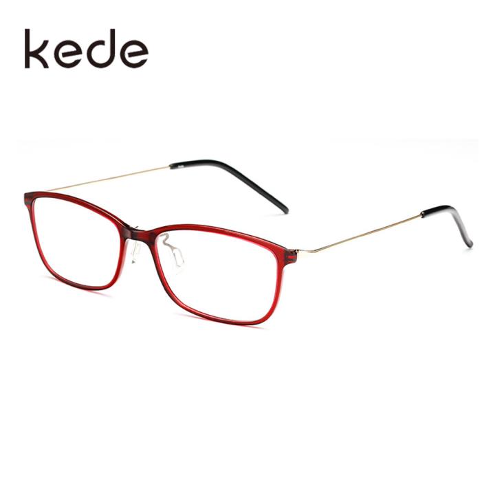 kede时尚光学眼镜 ke1833-F06 酒红