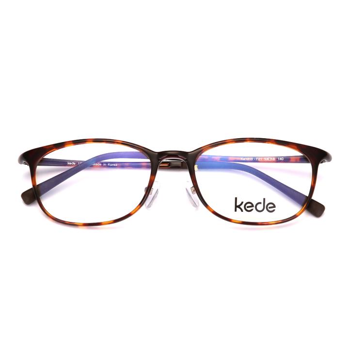 Kede时尚光学眼镜Ke1818-F21 亮浅褐
