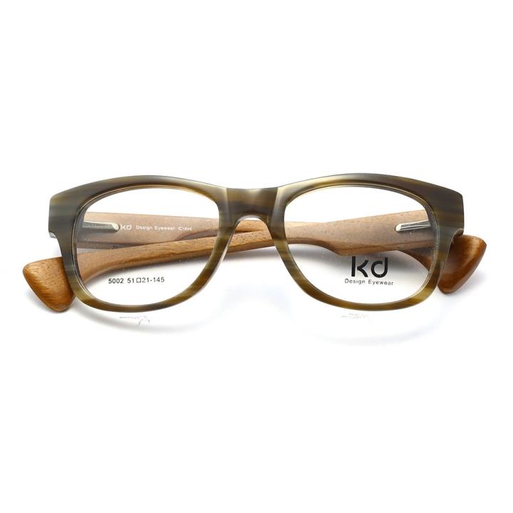 KD设计师手制板材木质眼镜5002 迷彩灰