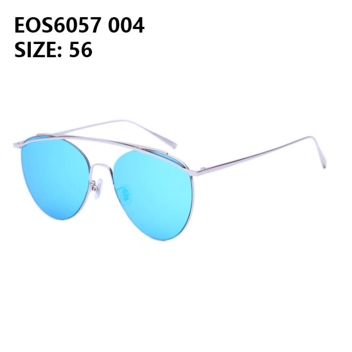 Eje Optico Sistema太阳眼镜EOS6057 004 银框蓝色片