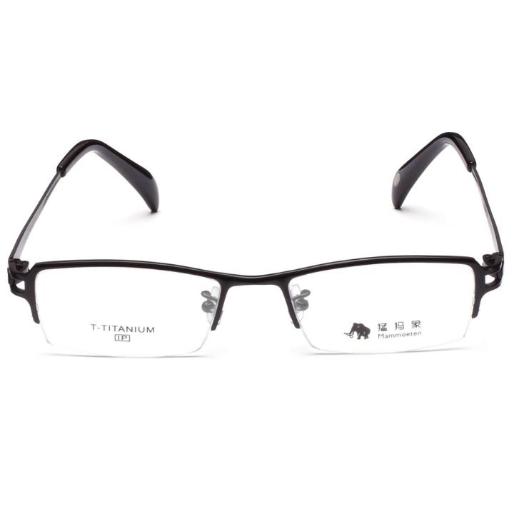 猛犸象纯钛眼镜架商务款81002-C1