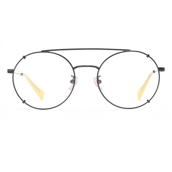 HAN SUNGLASSES不锈钢太阳眼镜架-黑框(JK59318-C4)可配近视镜片