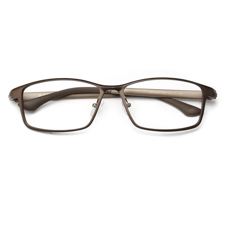 HAN铝镁合金光学眼镜架-深褐色(HD4935-F04)