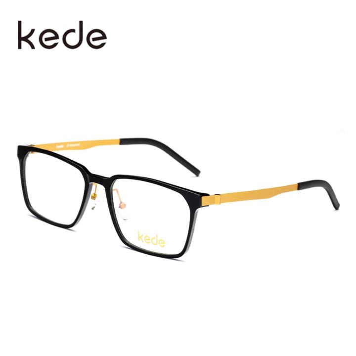 Kede时尚光学眼镜Ke115002-C1亮黑