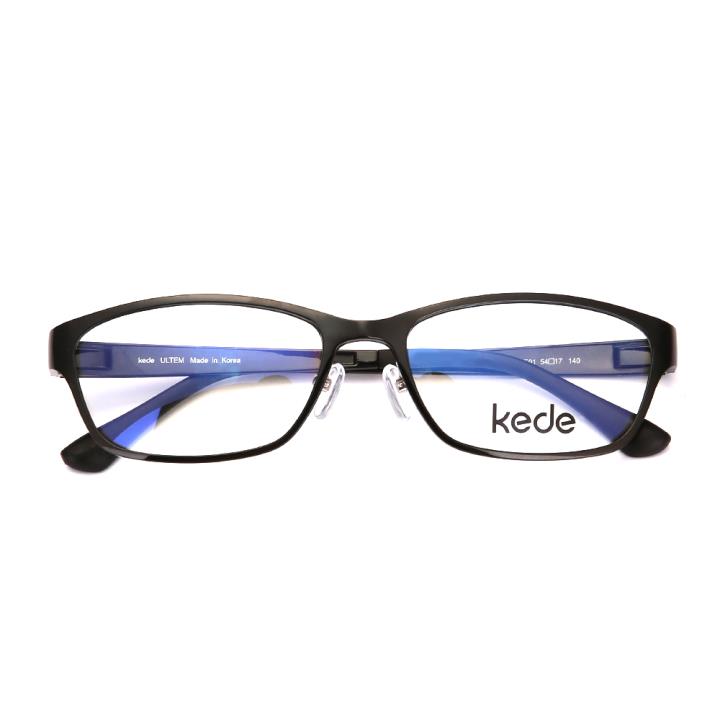 Kede时尚光学眼镜Ke1815-F01 亮黑