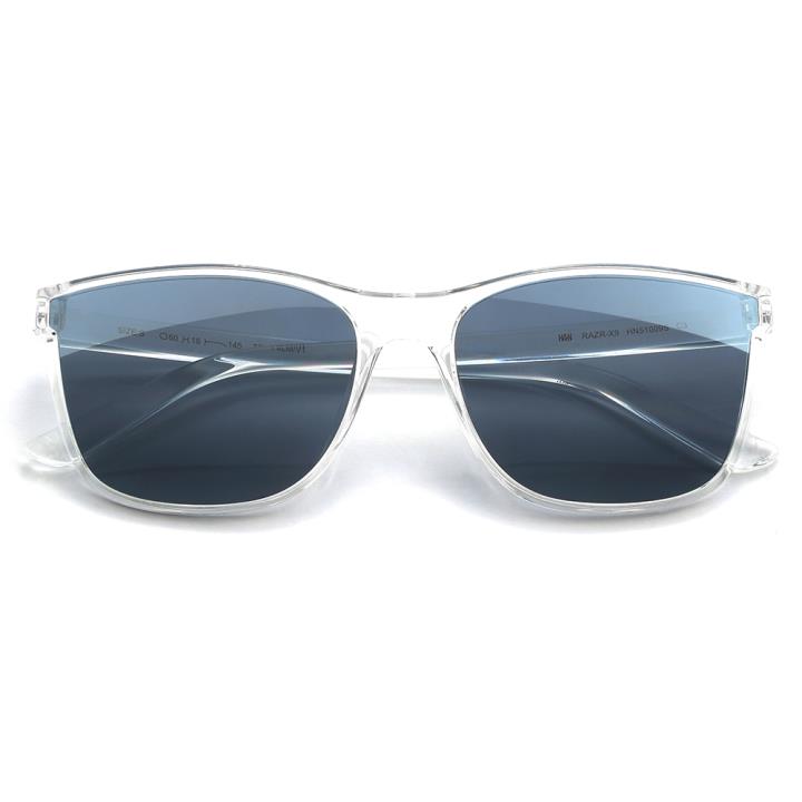HAN RAZR-X9 TR钛塑防UV太阳眼镜-透明框水银片(HN51009S C3)