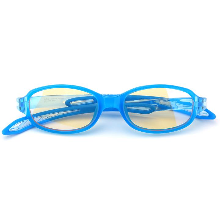 HAN OMO TR90全天候儿童防蓝光护目眼镜-活力深蓝(HN32002 C1/M)平光