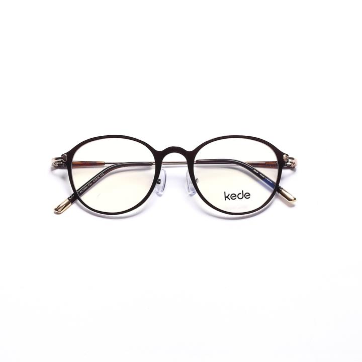 Kede时尚光学眼镜架Ke1450-F21  咖啡色