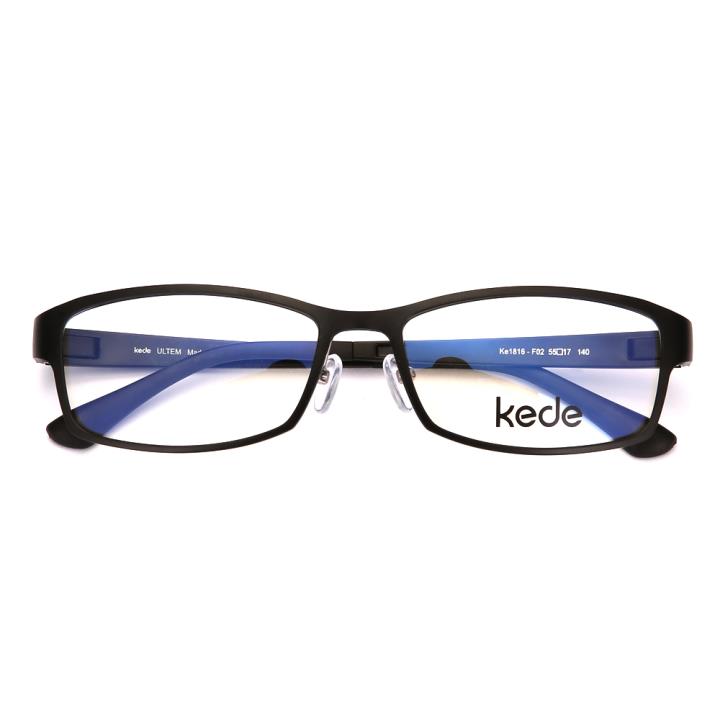 Kede时尚光学眼镜Ke1816-F02 亚黑