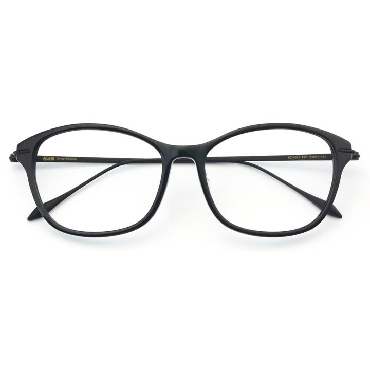 HAN时尚光学眼镜架HD4873-F01 亮黑