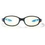 HAN OMO TR90全天候儿童防蓝光护目眼镜-黑框内绿(HN32002 C3/M)平光