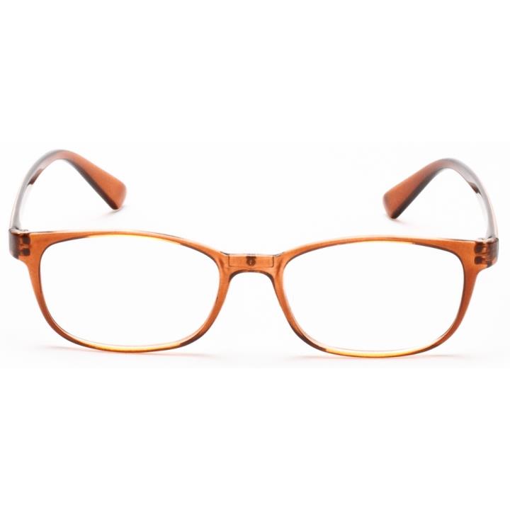 EYELUCY TR90记忆板材眼镜架DS044-棕色
