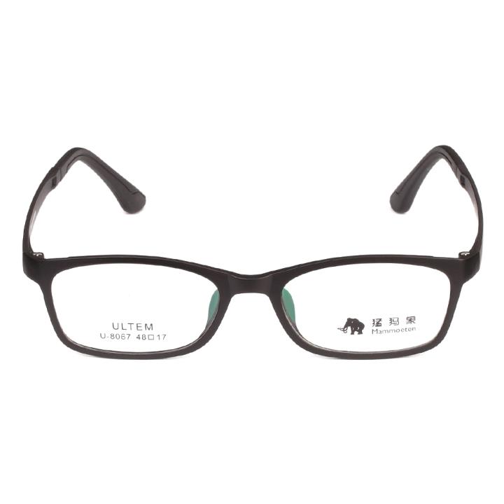猛犸象钨碳塑钢眼镜架U-8067-C32
