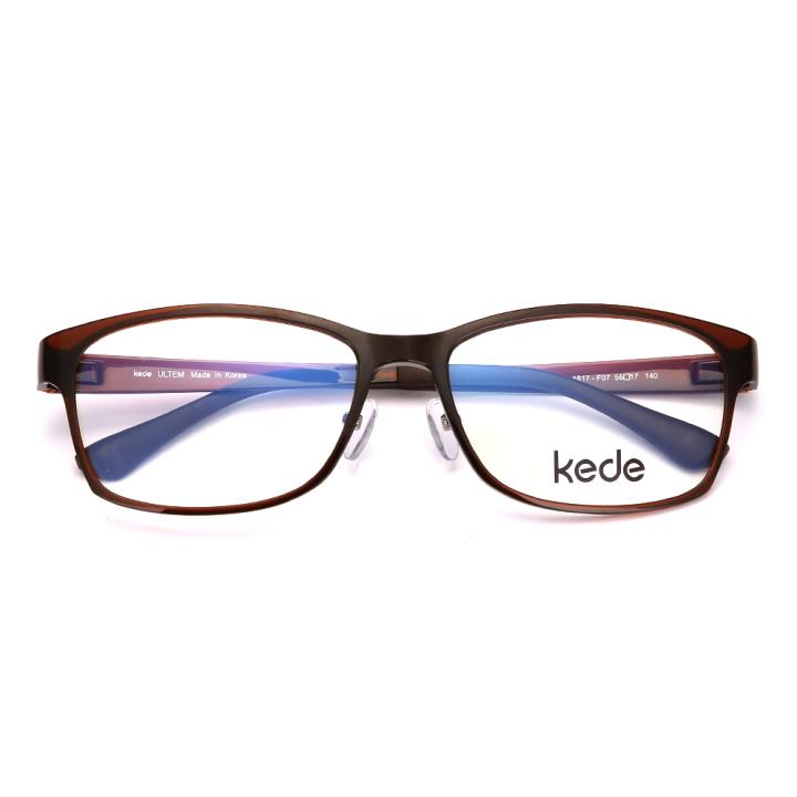 Kede时尚光学眼镜Ke1817-F07 亮褐