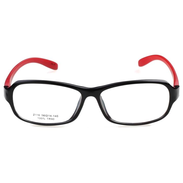HAN时尚眼镜架2116-C87黑红