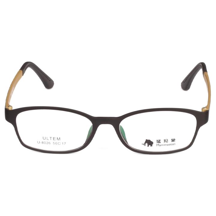 猛犸象钨碳塑钢眼镜架U-8026-C95