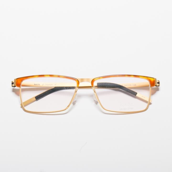 Kede时尚光学眼镜架Ke1425-F13  黄色