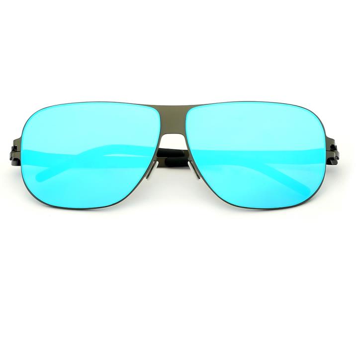 HAN RAZR-X9不锈钢防UV太阳眼镜-枪框炫彩蓝片(HN53012L C3)