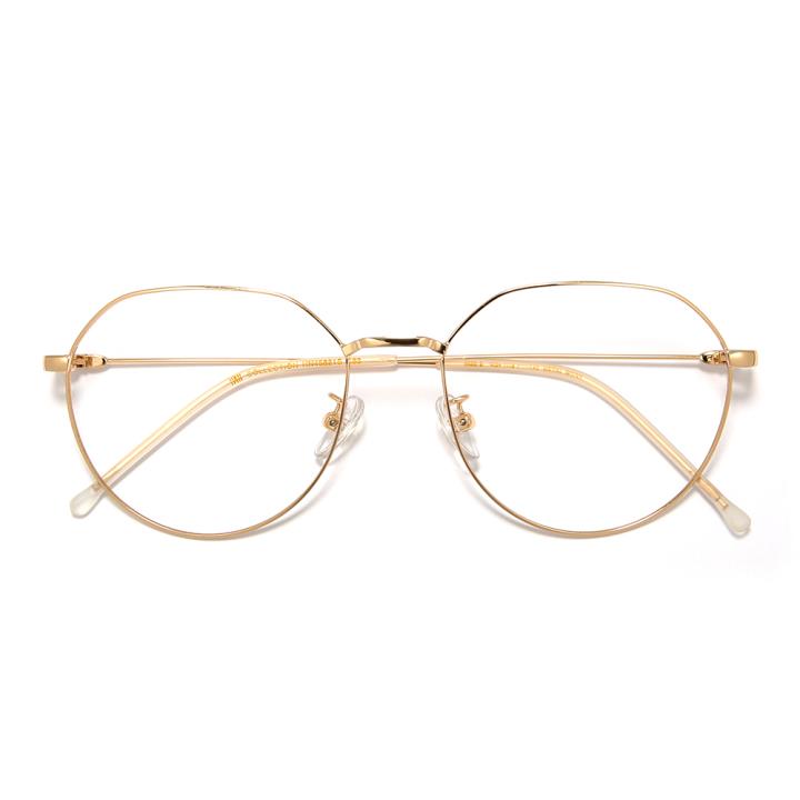 HAN COLLECTION光学眼镜架不锈钢HN45021S C3 金色/金框