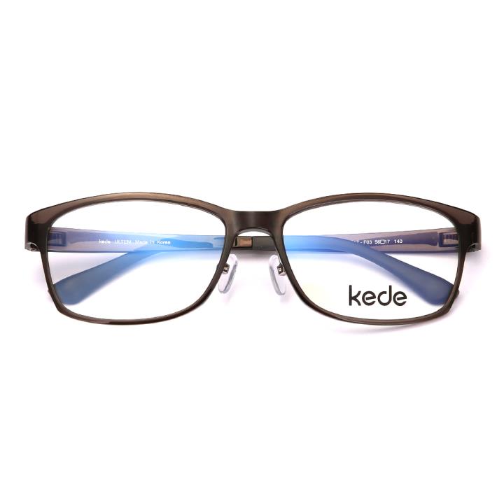 Kede时尚光学眼镜Ke1817-F03 亮灰