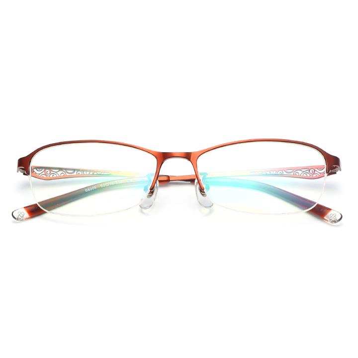 HAN纯钛光学眼镜架-绚丽酒红(B8009-C8)