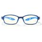 HAN OMO TR90全天候儿童防蓝光护目眼镜-深蓝色(HN32003 C2/M)平光