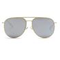 HAN RAZR-X9不锈钢防UV太阳眼镜-金框银色片(HN52007L C3)