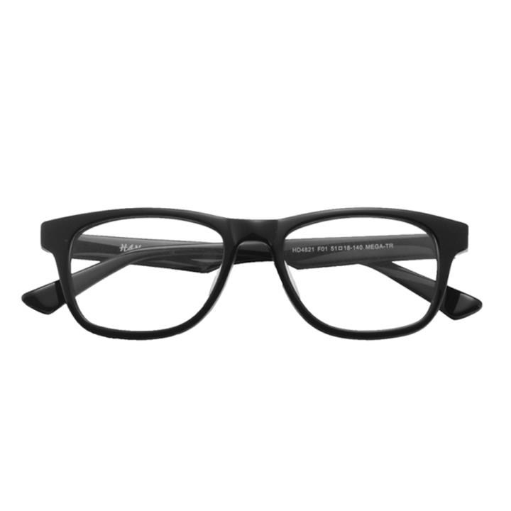 HAN MEGA-TR钛塑近视眼镜架-亮黑(HD4821-F01)