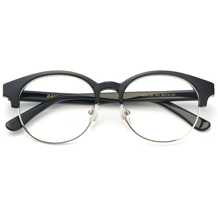 HAN板材光学眼镜架-经典亮黑(HD49159-F01)
