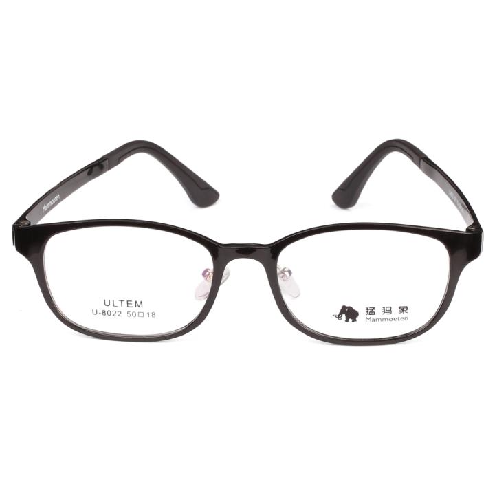 猛犸象钨碳塑钢眼镜架U-8022-C06