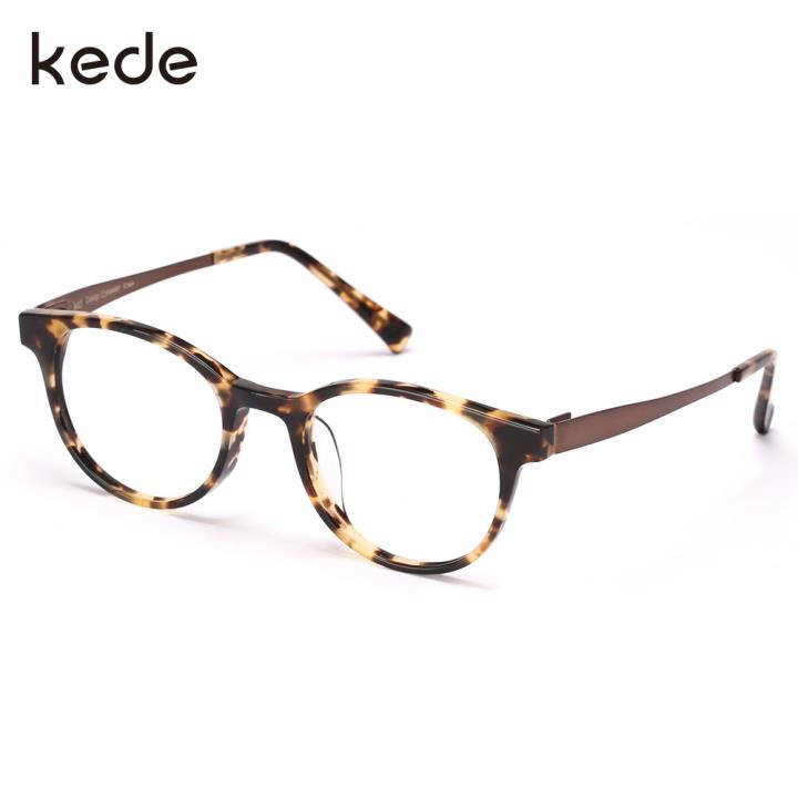 KD设计师手制板材金属眼镜kc7007-C03