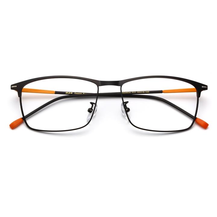 HAN时尚光学眼镜架HD4934-F01 经典哑黑