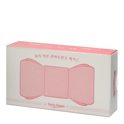 Holy Nara Papi少女蝴蝶结隐形眼镜护理盒-粉色