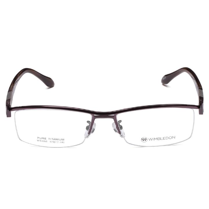 WIMBLEDON温布·尔登钛板眼镜架W-83058-C21