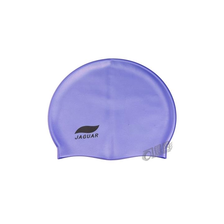 JAGUAR无缝防滑硅胶泳帽SC-306蓝色
