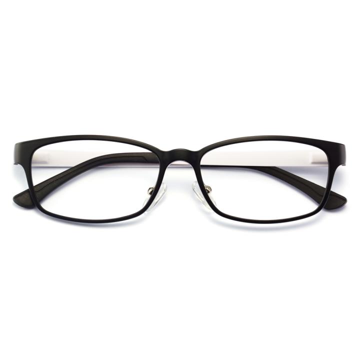 HAN时尚光学眼镜架HD3509-F02 黑框白腿