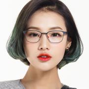 HAN时尚光学眼镜架HD4839-F01 红色黑框