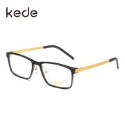 Kede时尚光学眼镜Ke115004-C3亮黑色