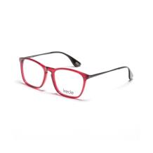 Kede时尚光学眼镜架Ke1443-F06  透明红色