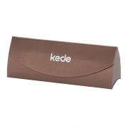 kede亮面三角系列高档手工眼镜盒(颜色随机)