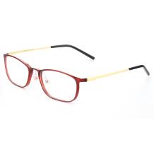 HAN MEGA-TR钛塑不锈钢光学眼镜架-优雅红色(HD49202-F06)