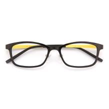 HAN COLLECTION光学眼镜架HN45023 C3 黑框黄腿